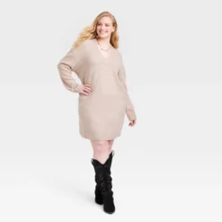 Women's Long Sleeve Tunic Mini Sweater Dress - Universal Thread™ -Hot Sale Universal Thread Shop GUEST 05995cf4 3e13 4b94 835b d7050c2aaf45