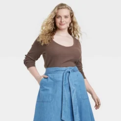 Women's Long Sleeve Ribbed V-Neck T-Shirt - Universal Thread™ -Hot Sale Universal Thread Shop GUEST 05b1c832 d529 44b0 9ec6 13adaecf7c7d