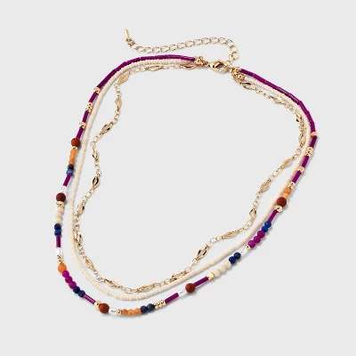 Semi-Precious Aventurine Jasper Lapis Opal Quartz Beaded Necklace Set 3pc - Universal Thread™ Semi-Precious Aventurine Jasper Lapis Opal Quartz Beaded Necklace Set 3pc - Universal Thread™ -Hot Sale Universal Thread Shop GUEST 09cd4b94 6e00 4f41 8436 69348c1510be