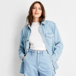 Women's Oversized Long Sleeve Collared Button-Down Denim Shirt - Universal Thread™ Light Wash 4 Women's Oversized Long Sleeve Collared Button-Down Denim Shirt - Universal Thread™ Light Wash -Hot Sale Universal Thread Shop GUEST 0f11b205 16ff 4bc8 872c 7aa4eb2a83b9