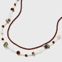 Necklace Semi-Precious Jasper Tiger Eye Labradorite Opal Beaded Necklace Set 2pc - Universal Thread™ 4 Necklace Semi-Precious Jasper Tiger Eye Labradorite Opal Beaded Necklace Set 2pc - Universal Thread™ -Hot Sale Universal Thread Shop GUEST 1bd3509e 1126 4b08 8a9f 026b4aeb7467