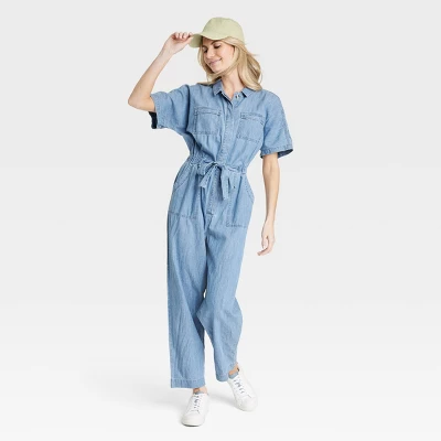 Women's Button-Front Short Sleeve Boilersuit - Universal Thread™ Indigo Women's Button-Front Short Sleeve Boilersuit - Universal Thread™ Indigo -Hot Sale Universal Thread Shop GUEST 2547f8fd d2b9 49f5 bc4b cb4502a31b70