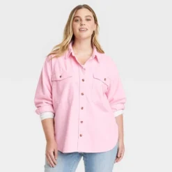 Women's Oversized Corduroy Long Sleeve Collared Button-Down Shirt - Universal Thread™ -Hot Sale Universal Thread Shop GUEST 2b600a3e c457 4e8a b922 a182e3f6f95d