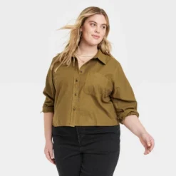 Women's Long Sleeve Button-Down Cropped Shirt - Universal Thread™ 4 Women's Long Sleeve Button-Down Cropped Shirt - Universal Thread™ -Hot Sale Universal Thread Shop GUEST 2ba3dbf9 05be 4c5d 968a 1e3b8bf76eb0