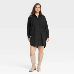 Women's Long Sleeve Mini Shirtdress - Universal Thread™ 4 Women's Long Sleeve Mini Shirtdress - Universal Thread™ -Hot Sale Universal Thread Shop GUEST 31590b13 bf4e 456b beeb 785afc735b72