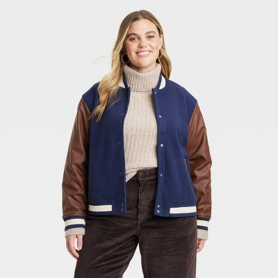 Women's Shrunken Varsity Jacket - Universal Thread™ Women's Shrunken Varsity Jacket - Universal Thread™ -Hot Sale Universal Thread Shop GUEST 3217edd9 5435 4696 843d 9a1030ace912