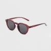 Women's Narrow Geo Round Sunglasses - Universal Thread™ Red -Hot Sale Universal Thread Shop GUEST 48cb9cdc 9d16 4651 98b3 034dbdfae26e