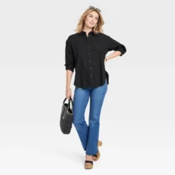 Women's Long Sleeve Oversized Button-Down Shirt - Universal Thread™ -Hot Sale Universal Thread Shop GUEST 4b951597 e748 4d31 bcb1 0d8432cd9fe4