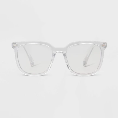 Women's Gloss Plastic Square Blue Light Filtering Reading Glasses - Universal Thread™ Clear Women's Gloss Plastic Square Blue Light Filtering Reading Glasses - Universal Thread™ Clear -Hot Sale Universal Thread Shop GUEST 4c21cada 74e7 4e7e 84bd 5e39d860d711