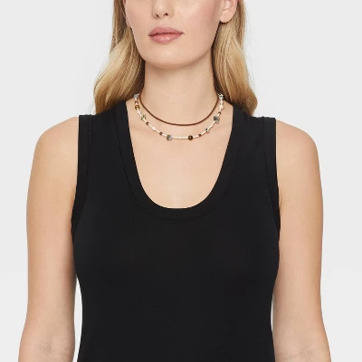 Necklace Semi-Precious Jasper Tiger Eye Labradorite Opal Beaded Necklace Set 2pc - Universal Thread™ Necklace Semi-Precious Jasper Tiger Eye Labradorite Opal Beaded Necklace Set 2pc - Universal Thread™ -Hot Sale Universal Thread Shop GUEST 4ff107c5 942a 4dd6 bfcb ed7e0f5033f2