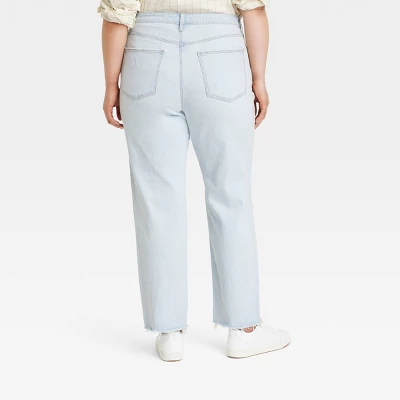 Women's High-Rise 90's Distressed Straight Jeans - Universal Thread™ Women's High-Rise 90's Distressed Straight Jeans - Universal Thread™ -Hot Sale Universal Thread Shop GUEST 5e5f4a58 da91 4880 a633 2e1f76fdcbe0