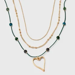 Mixed Quartz Stationed Chain And Beaded Necklace Set 3pc - Universal Thread™ -Hot Sale Universal Thread Shop GUEST 61a99b03 0041 49e4 8dd7 fc6f5ee818f0