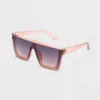 Women's Shiny Plastic Shield Sunglasses - Universal Thread™ Rose Pink -Hot Sale Universal Thread Shop GUEST 676f28b3 661b 4992 89b3 a7c64fabd39b