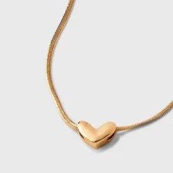 Herringbone Heart Charm Chain Necklace - Universal Thread™ Gold -Hot Sale Universal Thread Shop GUEST 69314434 a293 4d82 bb3e 39b78d759e67