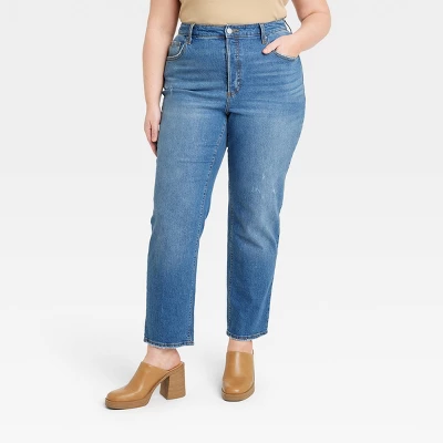 Women's High-Rise 90's Distressed Straight Jeans - Universal Thread™ Women's High-Rise 90's Distressed Straight Jeans - Universal Thread™ -Hot Sale Universal Thread Shop GUEST 6cfbd591 b323 4208 895d 6179475a4150