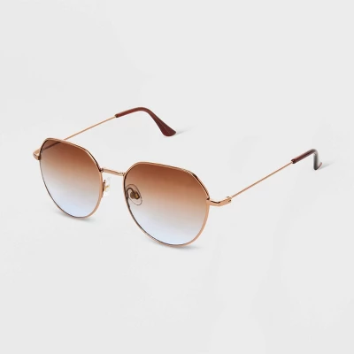 Women's Shiny Metal Round Sunglasses with Gradient Lenses - Universal Thread™ Brown Women's Shiny Metal Round Sunglasses With Gradient Lenses - Universal Thread™ Brown -Hot Sale Universal Thread Shop GUEST 6d9c5818 66a9 4851 9522 3569a1dd6743