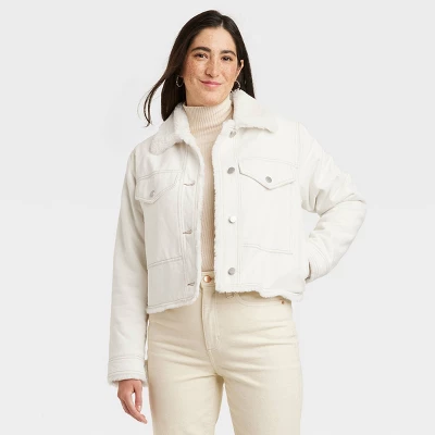 Women's Faux Fur Lined Trucker Jacket - Universal Thread™ Ivory Women's Faux Fur Lined Trucker Jacket - Universal Thread™ Ivory -Hot Sale Universal Thread Shop GUEST 7188f911 97c3 4c4b a3ae 2a1a4bc31b2f