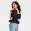 Women's Flutter Short Sleeve Corset Blouse - Universal Thread™ -Hot Sale Universal Thread Shop GUEST 7493c5c5 5c0e 4f6b 8f54 0874657c291e