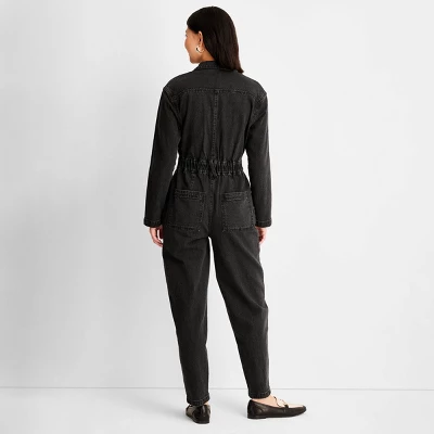 Women's Long Sleeve Denim Jumpsuit - Universal Thread™ Women's Long Sleeve Denim Jumpsuit - Universal Thread™ -Hot Sale Universal Thread Shop GUEST 76be8652 b86b 4607 a4c2 c820d4d4fcc9