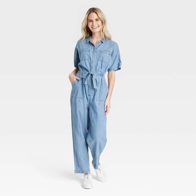Women's Button-Front Short Sleeve Boilersuit - Universal Thread™ Indigo Women's Button-Front Short Sleeve Boilersuit - Universal Thread™ Indigo -Hot Sale Universal Thread Shop GUEST 7ade1262 7338 4ed6 a7a9 37a00844e93a