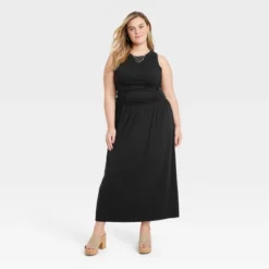 Women's Knit Midi Ruched Dress - Universal Thread™ -Hot Sale Universal Thread Shop GUEST 88ec941b bdbb 471c 92ab e1b09d66656c