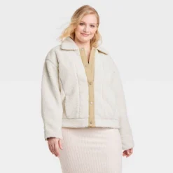 Women's Utility Faux Fur Jacket - Universal Thread™ White -Hot Sale Universal Thread Shop GUEST 8fb26fed 1fff 4bd1 928a 8228a148290f