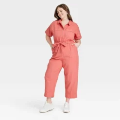 Women's Short Sleeve Button-Front Boilersuit - Universal Thread™ 8 Women's Short Sleeve Button-Front Boilersuit - Universal Thread™ -Hot Sale Universal Thread Shop GUEST a5c36768 d5b9 4785 a132 1dd0f30245c8