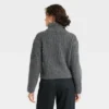 Women's Mock Turtleneck Cashmere-Like Pullover Sweater - Universal Thread™