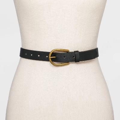 Women's Elongated Buckle Belt - Universal Thread™ Black M Women's Elongated Buckle Belt - Universal Thread™ Black M -Hot Sale Universal Thread Shop GUEST b3cbd7ea 9d68 4bb9 b6c5 0442a282fc2c