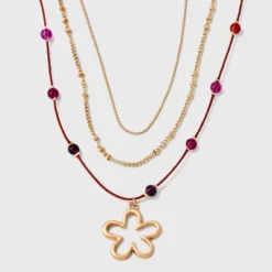 Mixed Quartz Stationed Chain And Beaded Necklace Set 3pc - Universal Thread™ -Hot Sale Universal Thread Shop GUEST b74aacef f999 4071 9c42 e0e082c8c20c