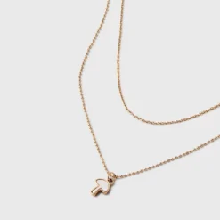 Ball Chain With Semi-Precious Mother Of Pearl Mushroom Multi-Strand Pendant Necklace - Universal Thread™ Gold -Hot Sale Universal Thread Shop GUEST c7b226c1 1dd5 4ee1 97da c06ae83ac753