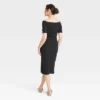 Women's Off Shoulder Midi Bodycon Dress - Universal Thread™ -Hot Sale Universal Thread Shop GUEST ce50f912 9953 46a2 ab6d 5ab0fc205d74