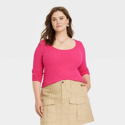 Women's Shrunken Rib Scoop Neck Pullover Sweater - Universal Thread™ Women's Shrunken Rib Scoop Neck Pullover Sweater - Universal Thread™ -Hot Sale Universal Thread Shop GUEST d2095102 dfa0 40c3 83eb 56ddf6dcb079