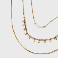 Semi-Precious Pearl And Stars Station Necklace Set 3pc - Universal Thread™ Gold 4 Semi-Precious Pearl And Stars Station Necklace Set 3pc - Universal Thread™ Gold -Hot Sale Universal Thread Shop GUEST d6d824d6 8f46 4d3f aba3 810c5a473c73