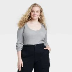 Women's Long Sleeve Ribbed V-Neck T-Shirt - Universal Thread™ -Hot Sale Universal Thread Shop GUEST dd29b0c6 9b62 4ce9 bb3e bf8c5637a33b