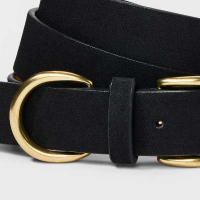 Women's Double Harness Metal Loop Belt - Universal Thread™ Black Women's Double Harness Metal Loop Belt - Universal Thread™ Black -Hot Sale Universal Thread Shop GUEST e0737cc2 15c9 45bc b465 ac97962aa720