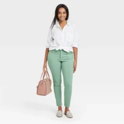 Women's Mid-Rise Skinny Stretch Ankle Jeans - Universal Thread™ Green -Hot Sale Universal Thread Shop GUEST e265bc9c 7eb6 4dc8 9b60 c469fffcf3f7