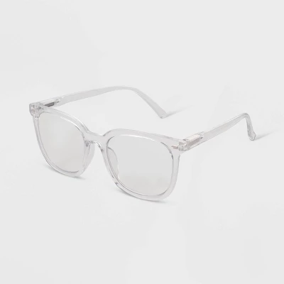 Women's Crystal Plastic Square Blue Light Filtering Reading Glasses - Universal Thread™ Clear Women's Crystal Plastic Square Blue Light Filtering Reading Glasses - Universal Thread™ Clear -Hot Sale Universal Thread Shop GUEST e68c9cf7 7008 4a96 bc3a 03417075b16e 1