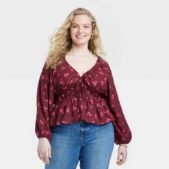 Women's Puff Long Sleeve Tie-Front Blouse - Universal Thread™ 6 Women's Puff Long Sleeve Tie-Front Blouse - Universal Thread™ -Hot Sale Universal Thread Shop GUEST f3c9e8a1 3bfd 4638 baf5 81d06cb1b074